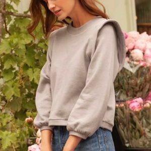 Rosaé Paris- cotton L’ERLANGER sweatshirt